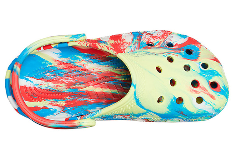 Crocs Classic Clog 'Blue Yellow Marble' 206867-75V - 206867-75V - Novelship