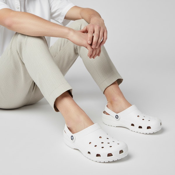Crocs卡駱馳 Classic clog 經典沙灘 洞洞涼鞋 男女同款 白色 Order Crocs卡駱馳 Classic clog 經典沙灘 洞洞涼鞋 男女同款 白色