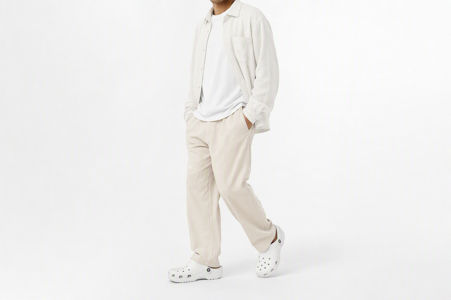 Order 크록스 클래식 클로그 '화이트' 10001-100
