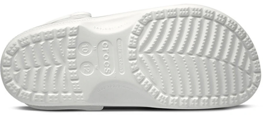 Crocs Selipar Klasik 'Putih Klasik' 10001-100 Sizing Crocs Selipar Klasik 'Putih Klasik' 10001-100