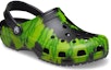 Lookbook Crocs Classic Clog Tie Dye Hitam Lime Punch 205453-0GU