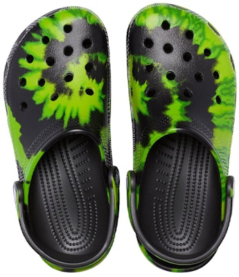 Crocs Classic Clog Tie Dye Black Lime Punch 205453-0GU Purchase Crocs Classic Clog Tie Dye Black Lime Punch 205453-0GU
