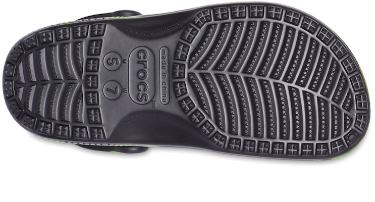 Crocs Classic Clog Tie Dye Black Lime Punch 205453-0GU Sizing Crocs Classic Clog Tie Dye Black Lime Punch 205453-0GU