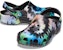 Crocs Klasik Clog Tie Dye Hitam Pelbagai Warna 205453-0FN