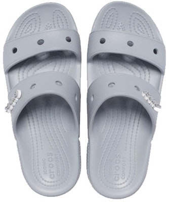 Crocs 經典洞洞鞋 舒適休閒拖鞋 灰色 Lookbook Crocs 經典洞洞鞋 舒適休閒拖鞋 灰色