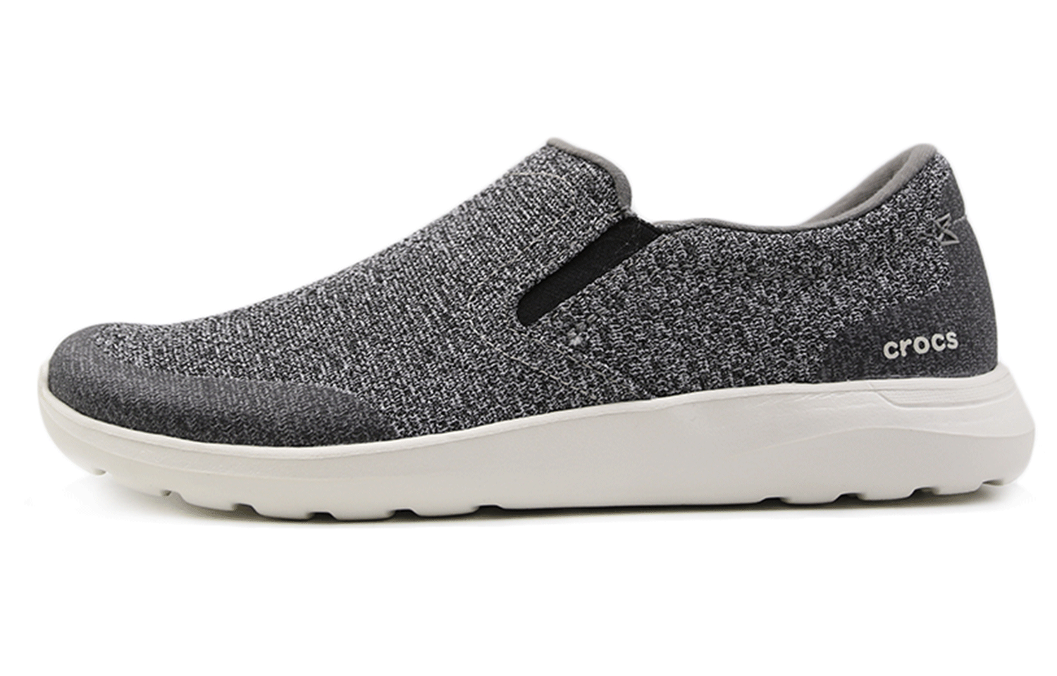 Crocs Kinsale Static Slip-on Shoes 'Grey White'