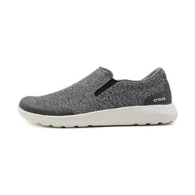 Crocs Kinsale Static Slip-on Shoes 'Grey White'