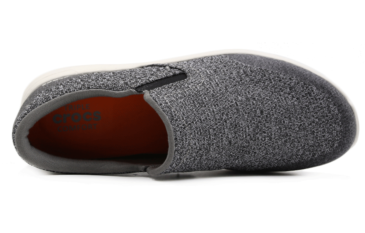 Crocs Kinsale Static Slip-on Shoes 'Grey White' 圖 4