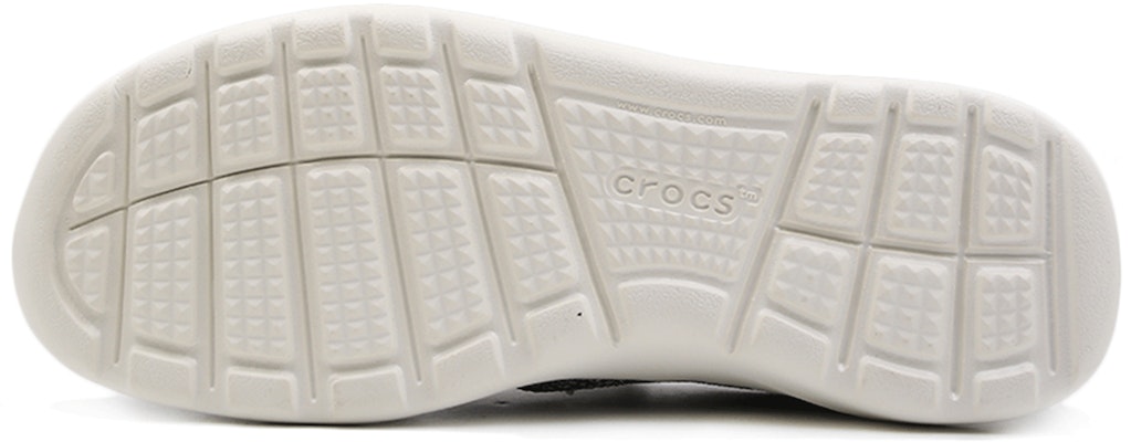 Crocs Kinsale Static Slip on Shoes Grey White 203977 01R