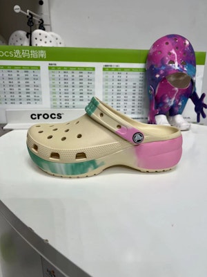 經典熔岩波普涼雲朵Clog 香草/彩色 Buy 經典熔岩波普涼雲朵Clog 香草/彩色