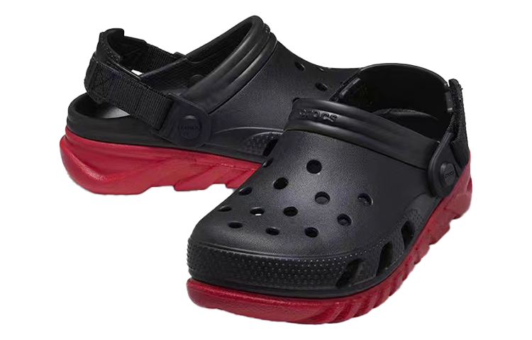 Crocs Classic Clog 'Outdoor Pack - Black and Red' 圖 4