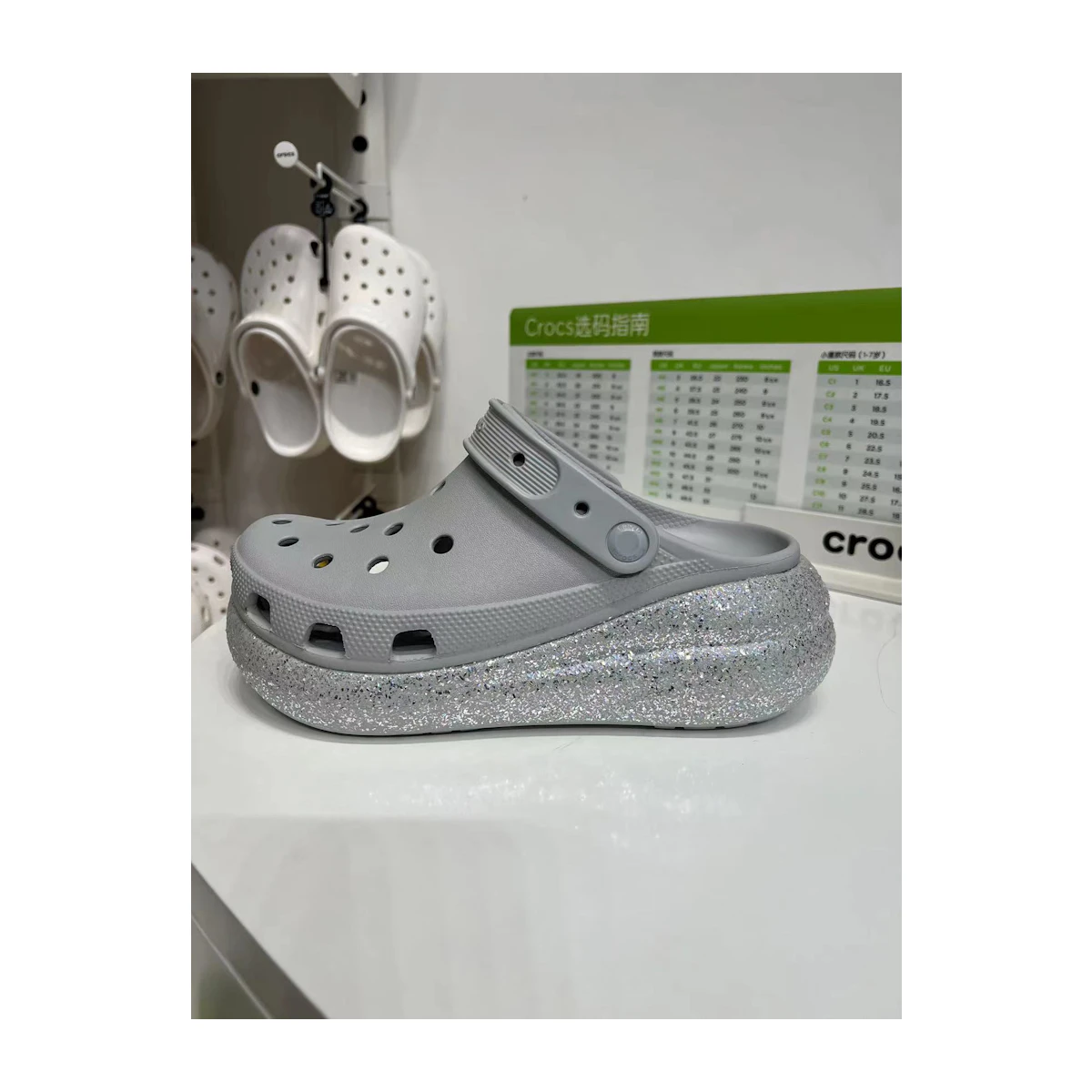 Shiny Clogs Buy Crocs Classic Clog 'Shiny Puff' 208256-1FT - Novelship