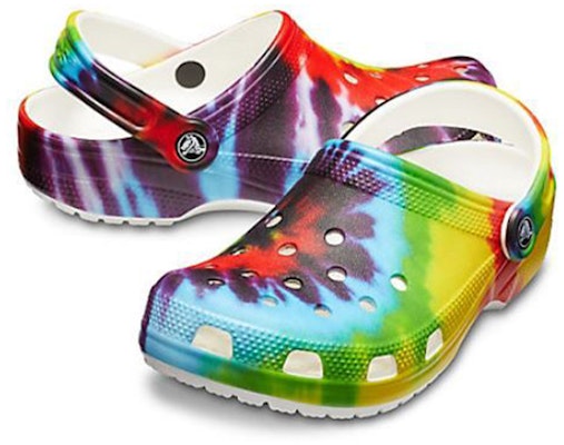 Crocs Classic Clog 'Tie Dye Multi-Color' 205453-90H Shop Crocs Classic Clog 'Tie Dye Multi-Color' 205453-90H