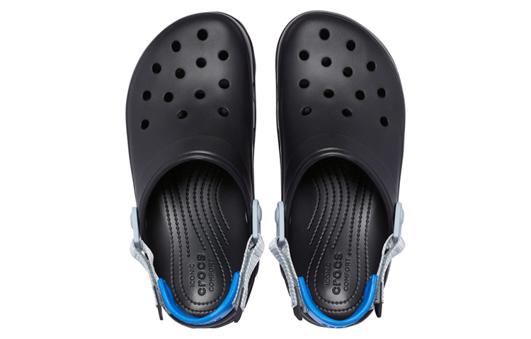 Purchase Crocs Classic Clog 'Trek Lug Outdoor Beach Sandal Black Blue' 206340-0ZJ