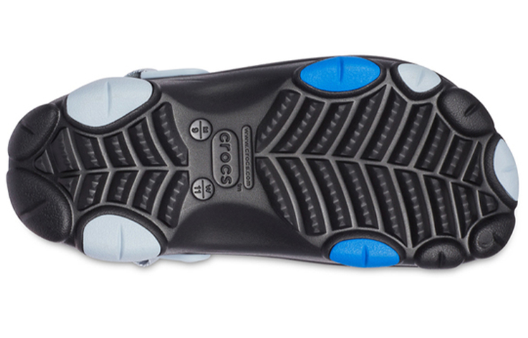 Sizing Crocs Classic Clog 'Trek Lug Outdoor Beach Sandal Black Blue' 206340-0ZJ