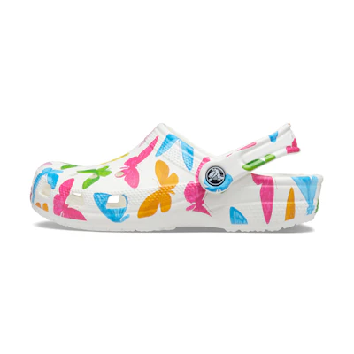 Crocs Classic Clog 'White Butterfly'