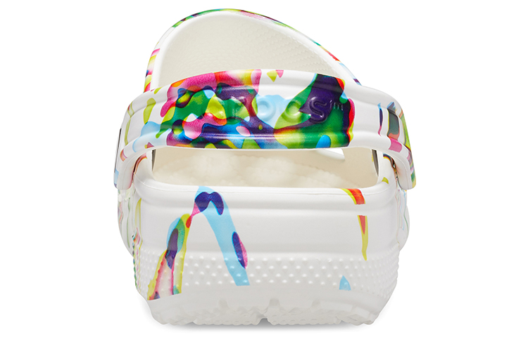 Details for Crocs 经典花卉拖鞋 '白色花纹' 206565-94S