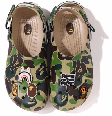 Crocs經典木屐 x A Bathing Ape ABC迷彩綠色版 209627-212 Order Crocs經典木屐 x A Bathing Ape ABC迷彩綠色版 209627-212