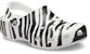 Crocs Classic Clog animal Printing Beach Sandals Black White 206676-1DE