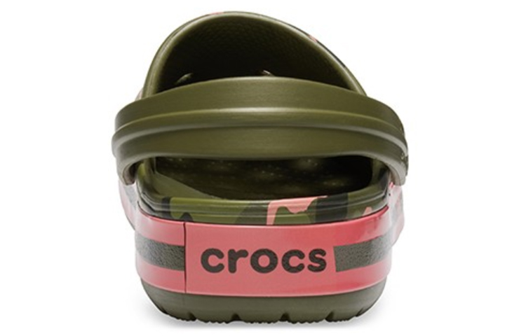 Crocs Classic Clog Beach Sandals Green Pink 圖 4