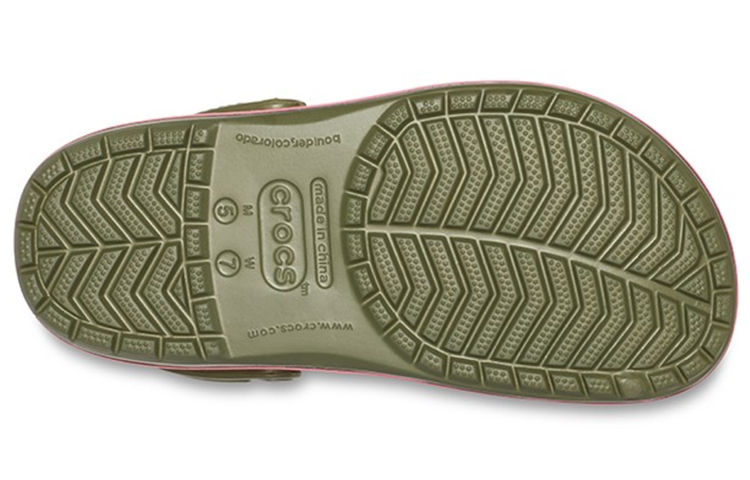 Crocs Classic Clog Beach Sandals Green Pink 圖 5