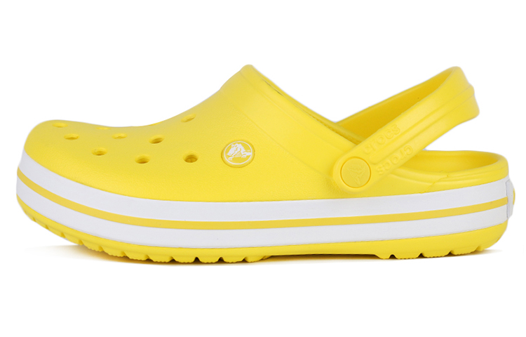 Crocs Classic clog Beach Sandals Yellow Unisex 'Yellow White' 11016-7B0
