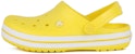 Kasut Pantai Crocs Classic Clog Kuning Unisex 'Kuning Putih' 11016-7B0