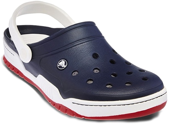 Crocs Classic Clog Beach Shoe Blue White 14300-462 Order Crocs Classic Clog Beach Shoe Blue White 14300-462