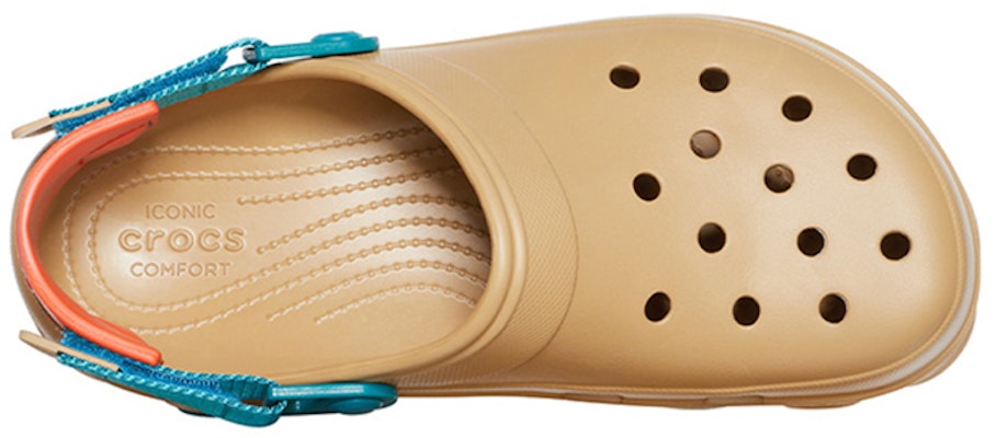 Crocs Classic Clog Beach Shoe Brown Yellow Unisex 'Brown Yellow' 206340-265 Lookbook Crocs Classic Clog Beach Shoe Brown Yellow Unisex 'Brown Yellow' 206340-265