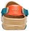 Shop Crocs Clog Klasik Kasut Pantai Coklat Kuning Uniseks 'Coklat Kuning' 206340-265
