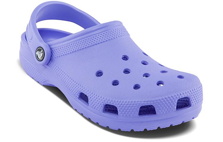 Lookbook Crocs经典沙滩水晶紫色中性凉鞋 10001-5PY