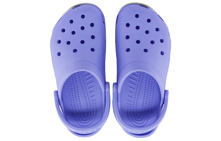 Shop Crocs经典沙滩水晶紫色中性凉鞋 10001-5PY