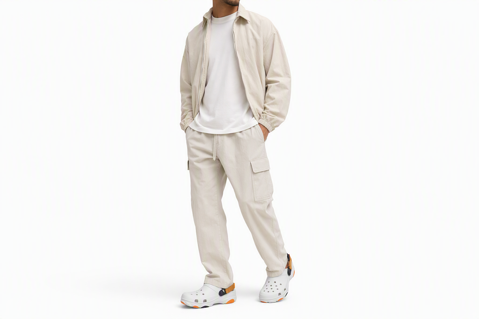 Order クロックス クラシック サンダル (Unisex 白) 206340-94S