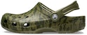 Sandal Crocs Klasik Clog Hijau Tentera Corak Kamuflaj Pantai 206454-309