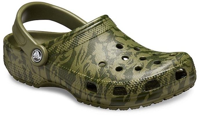 Sandal Crocs Klasik Clog Hijau Tentera Corak Kamuflaj Pantai 206454-309 Order Sandal Crocs Klasik Clog Hijau Tentera Corak Kamuflaj Pantai 206454-309