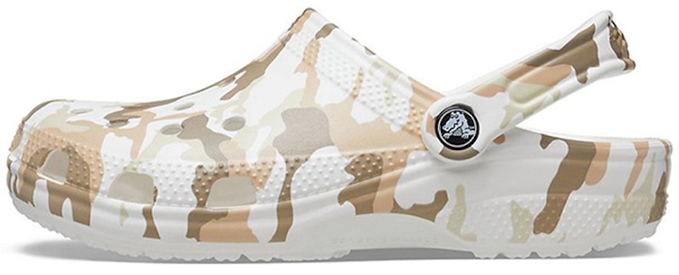 Crocs Classic Clog Camouflage Printing Beach Sandals White Camouflage Unisex 206454-94S Buy Crocs Classic Clog Camouflage Printing Beach Sandals White Camouflage Unisex 206454-94S