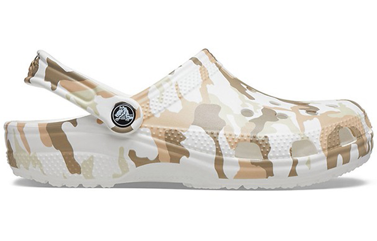 Order Crocs Classic Clog Camouflage Printing Beach Sandals White Camouflage Unisex 206454-94S