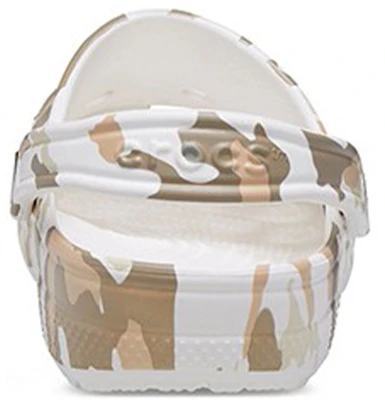 Crocs Classic Clog Camouflage Printing Beach Sandals White Camouflage Unisex 206454-94S Details for Crocs Classic Clog Camouflage Printing Beach Sandals White Camouflage Unisex 206454-94S