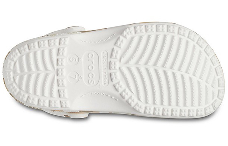 Sizing Crocs Classic Clog Camouflage Printing Beach Sandals White Camouflage Unisex 206454-94S