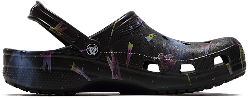 Crocs Classic Clog Kasual Berlubang Kasut Pantai Hitam Uniseks 206868-001 Order Crocs Classic Clog Kasual Berlubang Kasut Pantai Hitam Uniseks 206868-001