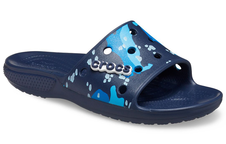 Lookbook Crocs Classic Klomp Casual Sport Slippers Unisex Blauw 207280-4HQ