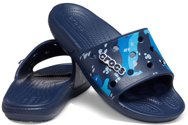 Crocs经典洞洞鞋休闲运动拖鞋男女款蓝色 207280-4HQ Shop Crocs经典洞洞鞋休闲运动拖鞋男女款蓝色 207280-4HQ