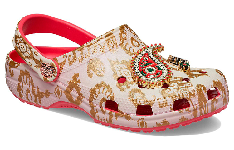Crocs Classic Clog Chumbak Ikkat & Paisleys Beige 圖 2