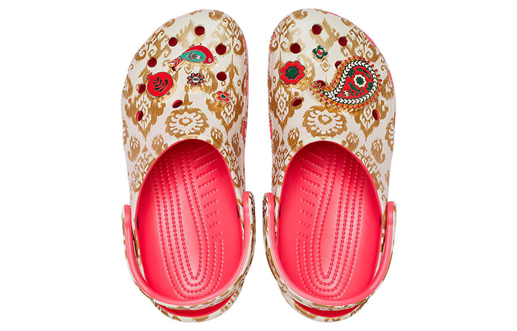Crocs Classic Clog Chumbak Ikkat & Paisleys Beige 圖 4