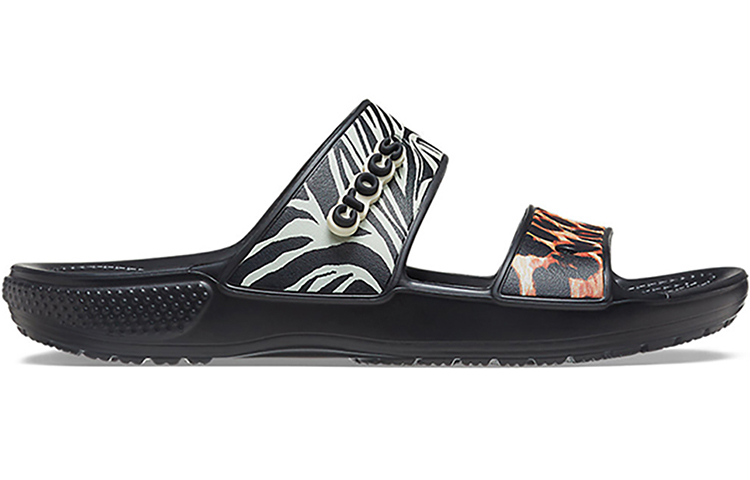 Order Crocs Classic Clog Cozy Unisex Black Multi-Color Slippers 'Black' 207847-0C4