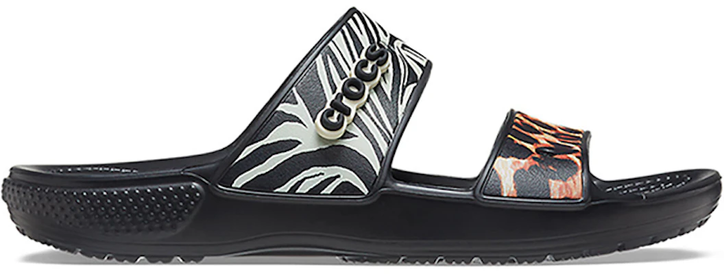 Crocs Classic Clog Cozy Unisex Black Multi-Color Slippers 'Black' 207847-0C4 Order Crocs Classic Clog Cozy Unisex Black Multi-Color Slippers 'Black' 207847-0C4