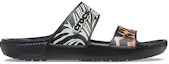 Order Crocs Classic Clog Cozy Unisex Black Multi-Color Slippers 'Black' 207847-0C4