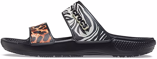 Crocs Classic Clog Cozy Unisex Black Multi-Color Slippers 'Black' 207847-0C4 Crocs Classic Clog Cozy Unisex Black Multi-Color Slippers 'Black' 207847-0C4