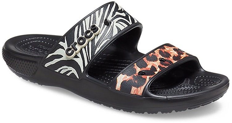 Crocs Classic Clog Cozy Unisex Black Multi-Color Slippers 'Black' 207847-0C4 Lookbook Crocs Classic Clog Cozy Unisex Black Multi-Color Slippers 'Black' 207847-0C4