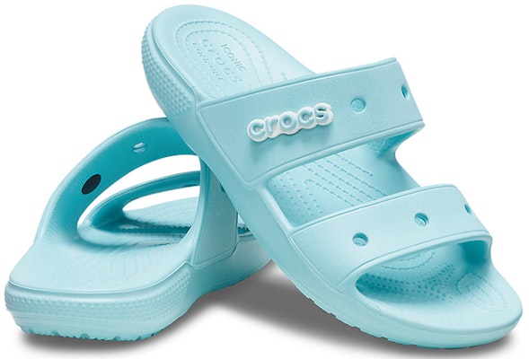 Crocs Classic Clog Cozy Unisex Blue Sandals 206761-4SS Details for Crocs Classic Clog Cozy Unisex Blue Sandals 206761-4SS